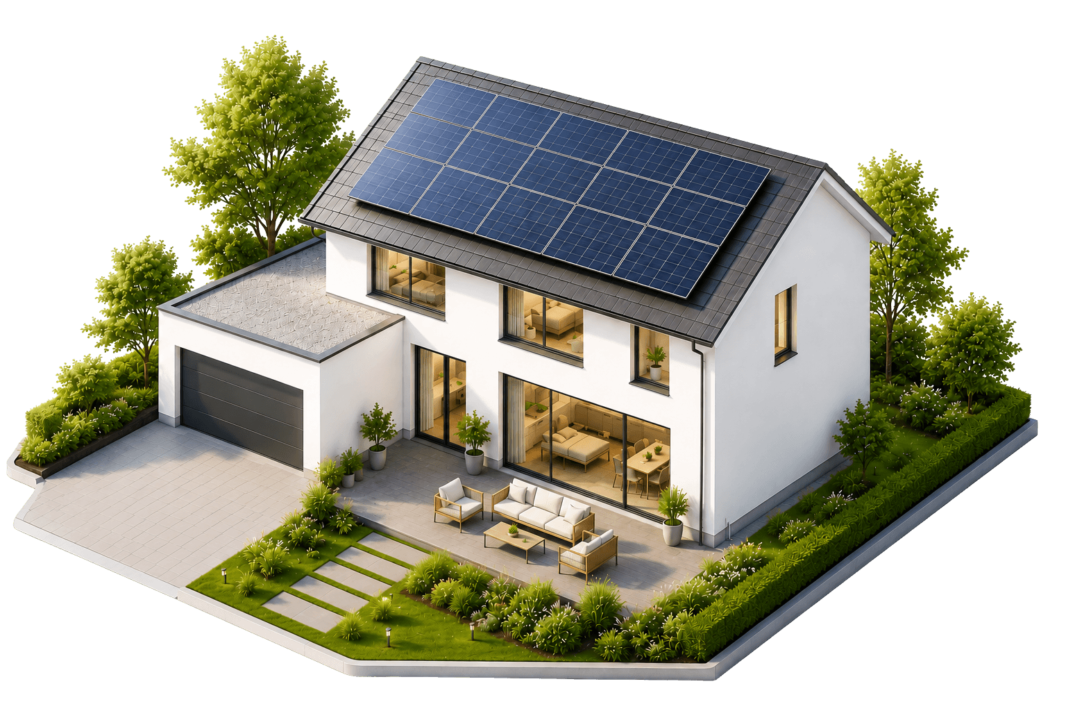 Solar panels only